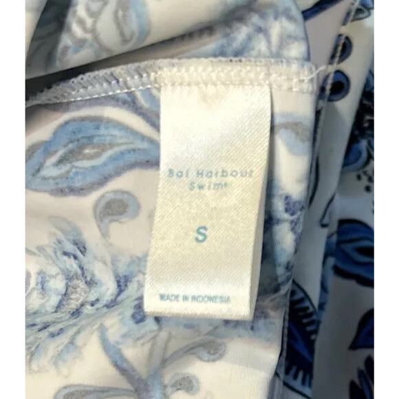 Bal Harbour Swim Women’s Size S Blue/White Floral Tankini NWT - Picture 3 of 7
